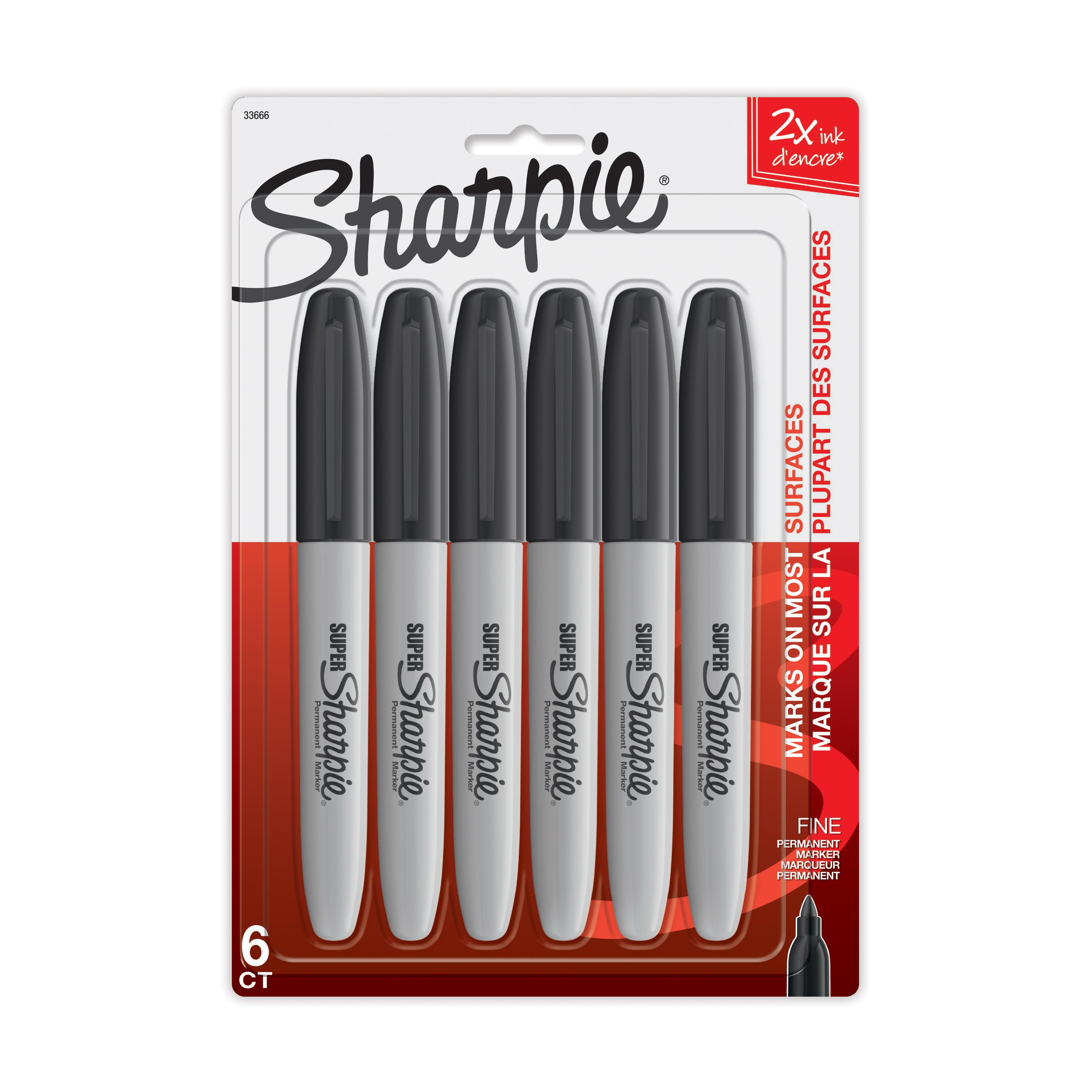  Sharpie Super Permanent Markers 