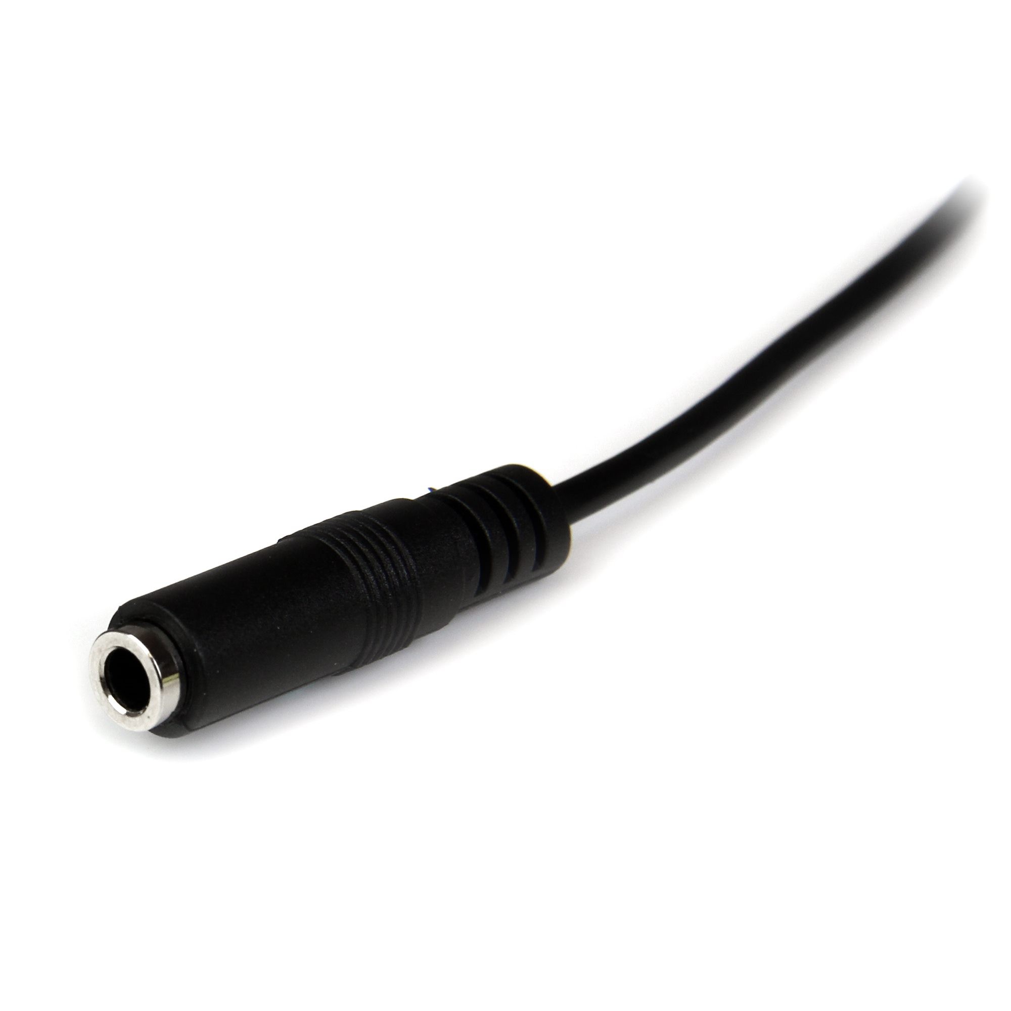 15 ft Slim 3.5mm Stereo Audio Cable - M/M
