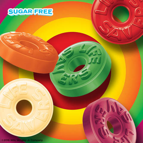 <b>Life Savers 5 Flavors Sugar Free</b></br>These long-time favorites have that famous fruity flavor, except they're sugar-free. 