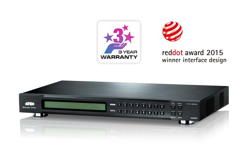 8 x 8 HDMI Matrix Switch with Scaler  
