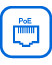 INTEGRATED POWER OVER ETHERNET PLUS (POE+)
