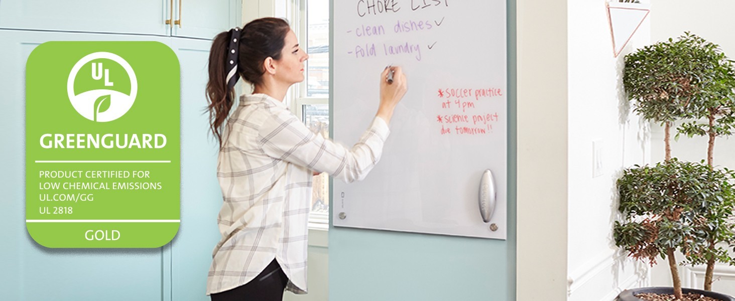 Quartet Infinity Glass Glass Dry-Erase Calendar Board - Monthly - 1 Month -  White - Tempered Glass - 18 Height x 24 Width - Magnetic, Durable, Stain  Resistant, Ghost Resistant, Scratch Resistant