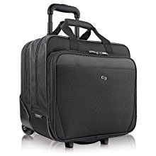 <b> Compact Inline Wheels  </b></br> The compact and durable wheels on the Rolling Case are integrated into the case base to offer a smooth, weightless glide without protruding awkwardly or adding bulk. 