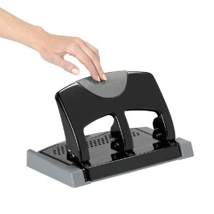 Swingline SmartTouch 3-Hole Punch, Low Force, 45 Sheets 