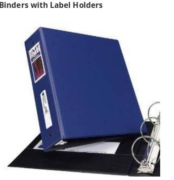 

Features a sturdy label holder on the spine that allows for easy referencing when on a shelf.
