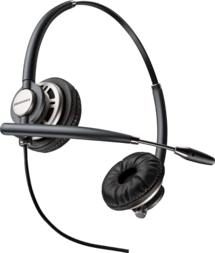 <br></br>PLNHW710 - Plantronics EncorePro HW710 Wired Mono Headset 