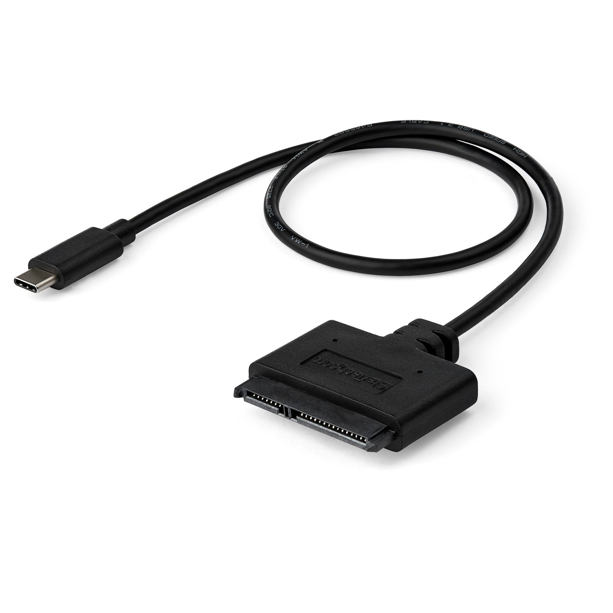 StarTech.com USB C To SATA Adapter - for 2.5" SATA Drives - UASP External Hard Drive Cable USB Type C to SATA Adapter - Get ultra-fast access to data by