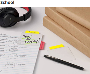 Highlight and tag study guides, textbooks and reference materials without damaging pages.
