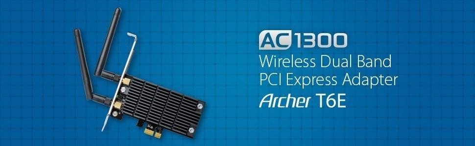 PLACA WIFI TP Link ARCHER T8E AC1750 PCIe 3 Antenas