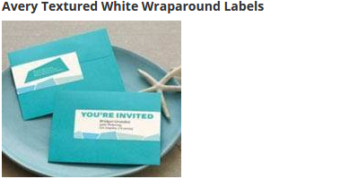 Envelopes, gifts, water bottles and other items will stand out with these unique labels. Easily customize and use for personal celebrations, product marketing or sampling materials at open houses, conferences and sales events.