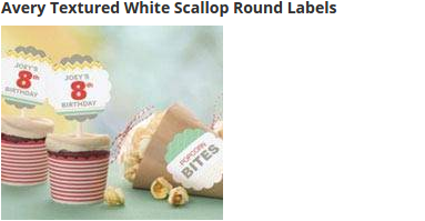 A delightful topper for cupcakes, food canisters, party favors and gifts. They're also ideal for personalizing bottles and jars full of homemade treats for holidays.