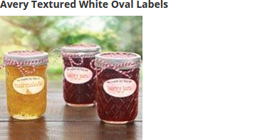 Customize canning jars, bottles, gift boxes and favor bags with these water-resistant, textured labels. They're also great to use on products for networking events, company picnics and fundraisers.