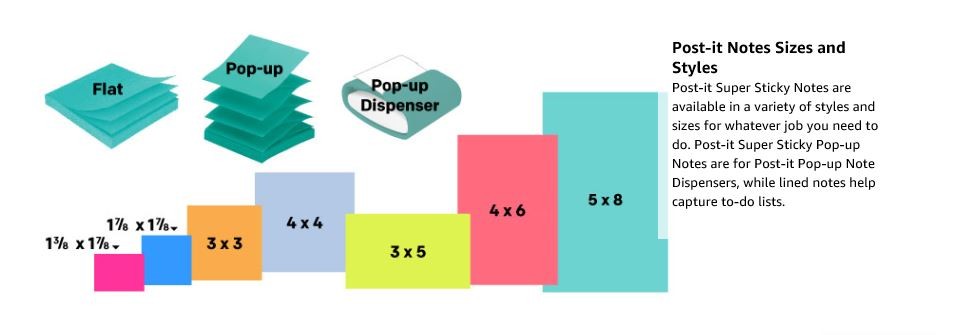 Post deals it sizes