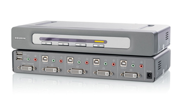 OmniView® Secure DVI-D Dual-Link 4-Port KVM Switch