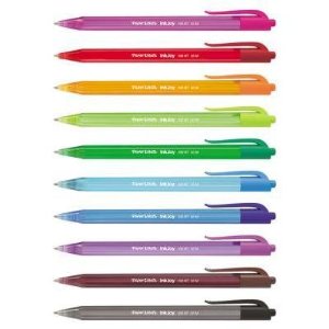 <b>Triangular Barrel for a Comfortable, Firm Grip</b></br>
With a triangular design and contoured edges, the 100RT retractable ballpoint pen provides a comfortable, firm grip. The triangular barrel helps you stay in control and prevents the pen from rolling off desks or binders. And thanks to a handy clip, you can easily fasten the pen to a notebook, folder, or bag.