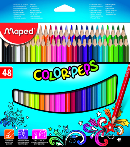 Color'Peps Colored Pencils x48