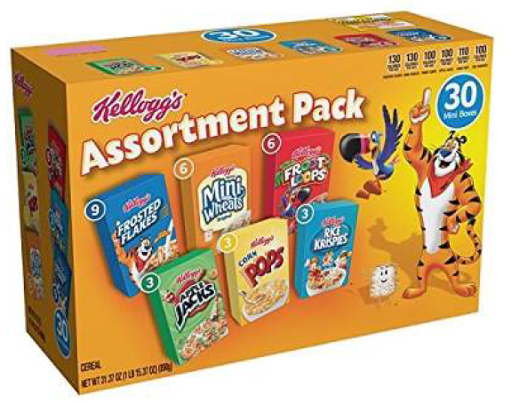 Kellogg's® Cereal Assortment Pack