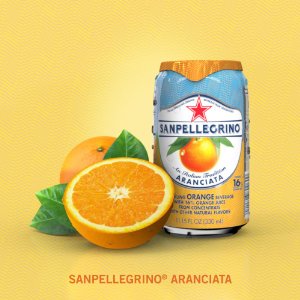 SanPellegrino Sparkling Fruit Beverages Aranciata/Orange