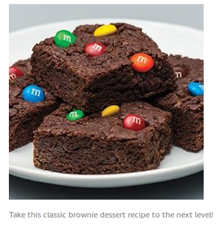 Ms. Green's Ultimate M&M'S Peanut Butter Brownies