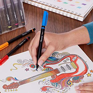 <b> Perfect for Adult Coloring </b></br> Beautiful colors, a fine tip and slim design for increased control are sure to spark your creative side and help you perfectly fill in every detail. 