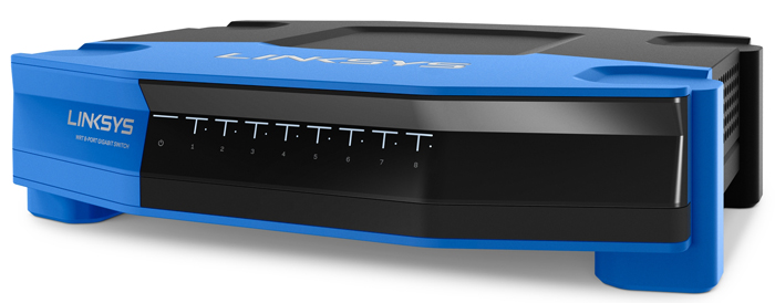 Linksys SE4008 WRT 8-Port Gigabit Ethernet Switch