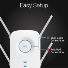 TP-Link AC2600 WiFi Extender(RE650), Up to 2600Mbps, Dual Band WiFi Range  Extender, Gigabit port, Internet Booster, Repeater, Access Point, 4x4 MU- MIMO 