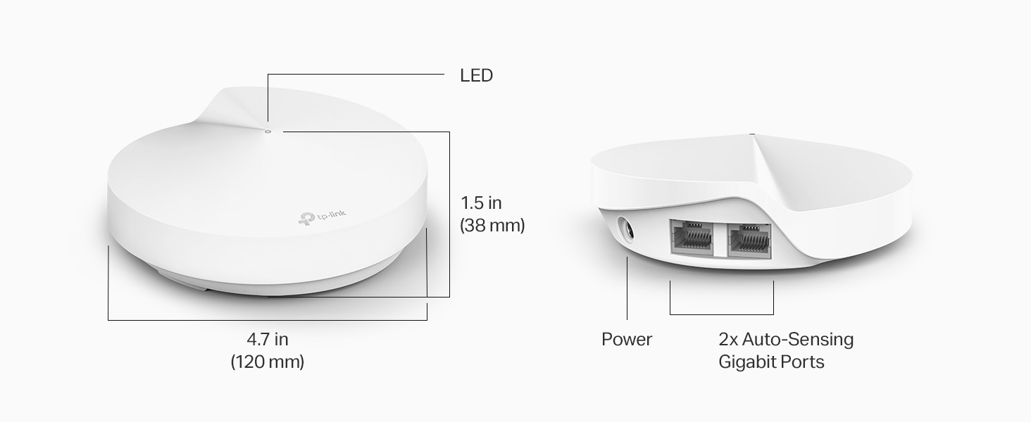 PROVANTAGE: TP-LINK DECO M5 (1-Pack) AC1300 Whole Home Mesh Wi-Fi Unit