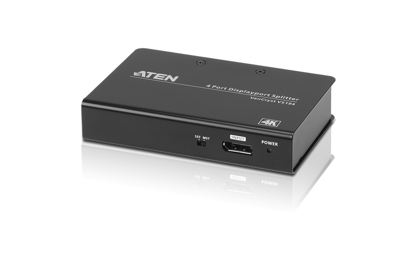 4-Port 4K DisplayPort Splitter  
