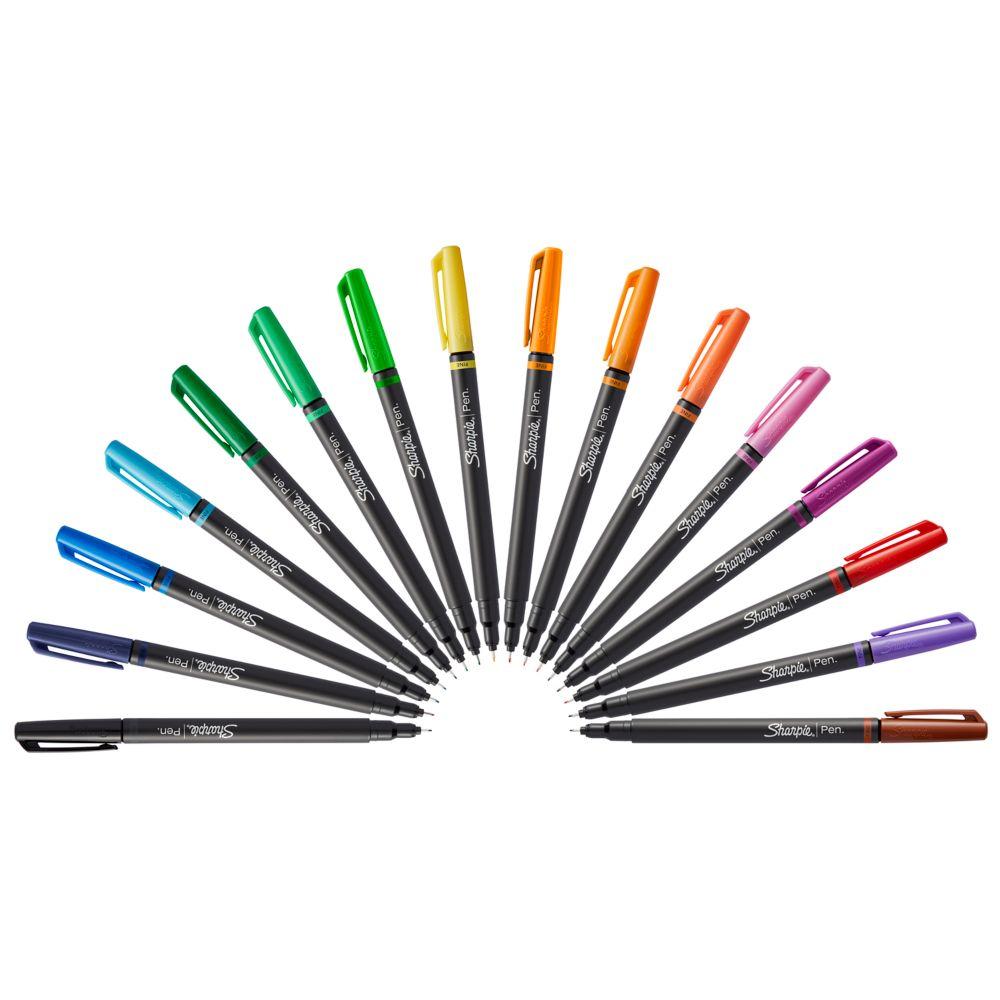  Sharpie Fine Point Art Pens, 16 Colors 