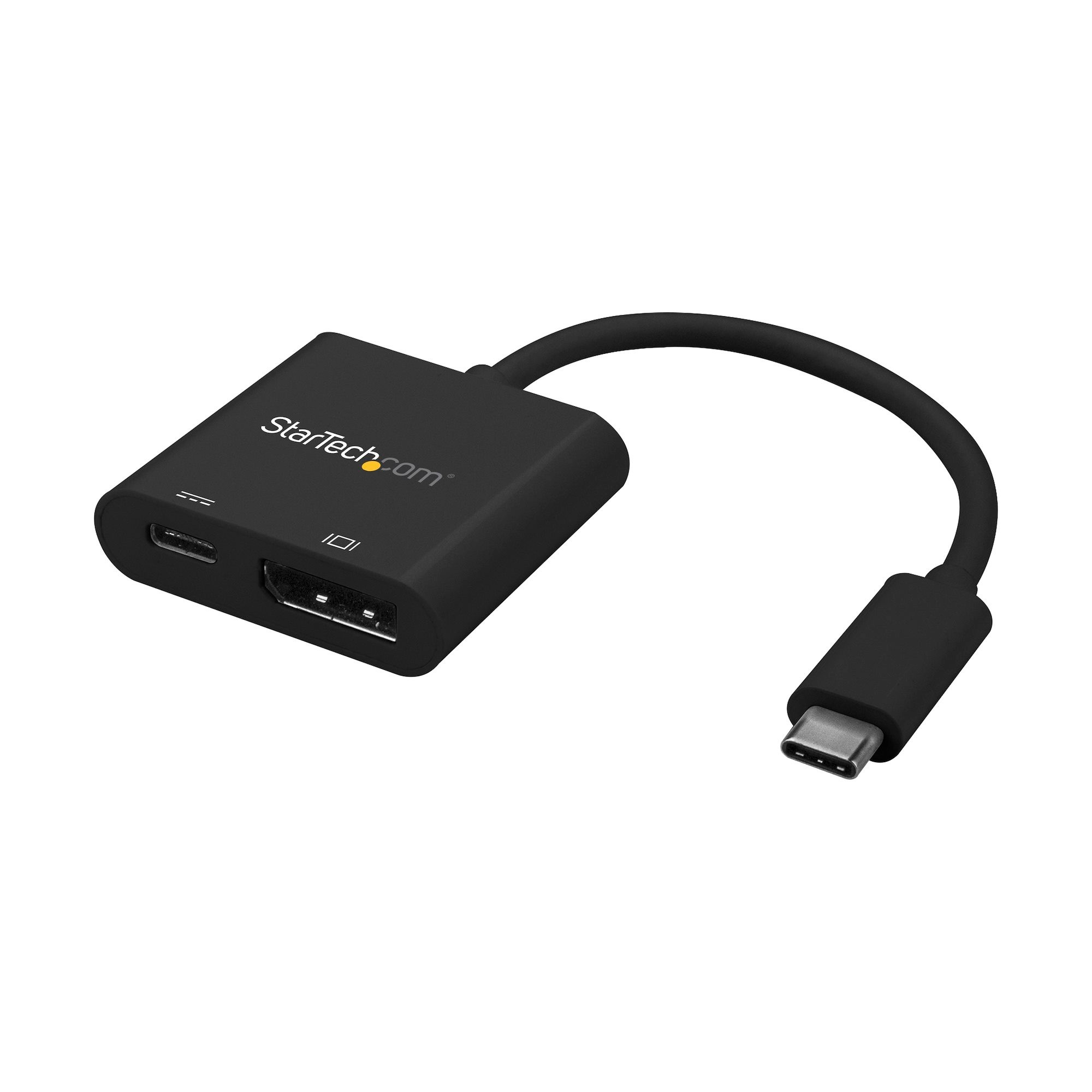 StarTech.com USB C to DisplayPort Adapter with 60W Power Delivery  Pass-Through - 4K 60Hz USB Type-C to DP 1.2 Video Converter w/ Charging -  USB-C to DisplayPort 1.2 video display adapter converter 4K 60Hz; HBR2/HDCP  2.2/1.4 -60W Power