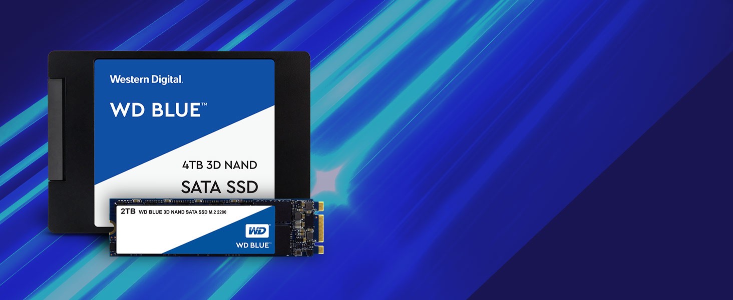 WD Blue™ SATA Internal SSD Hard Drive 2.5”/7mm cased