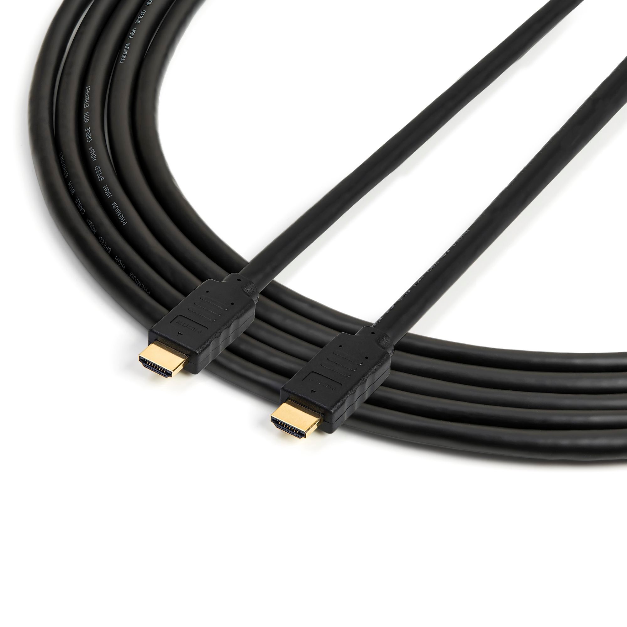 Product  StarTech.com 10ft (3m) HDMI 2.0 Cable with Gripping Connectors,  4K 60Hz Premium Certified High Speed HDMI Cable with Ethernet, HDR10,  18Gbps, HDMI Video Cord for Monitor/TV, M/M, Black - Ultra