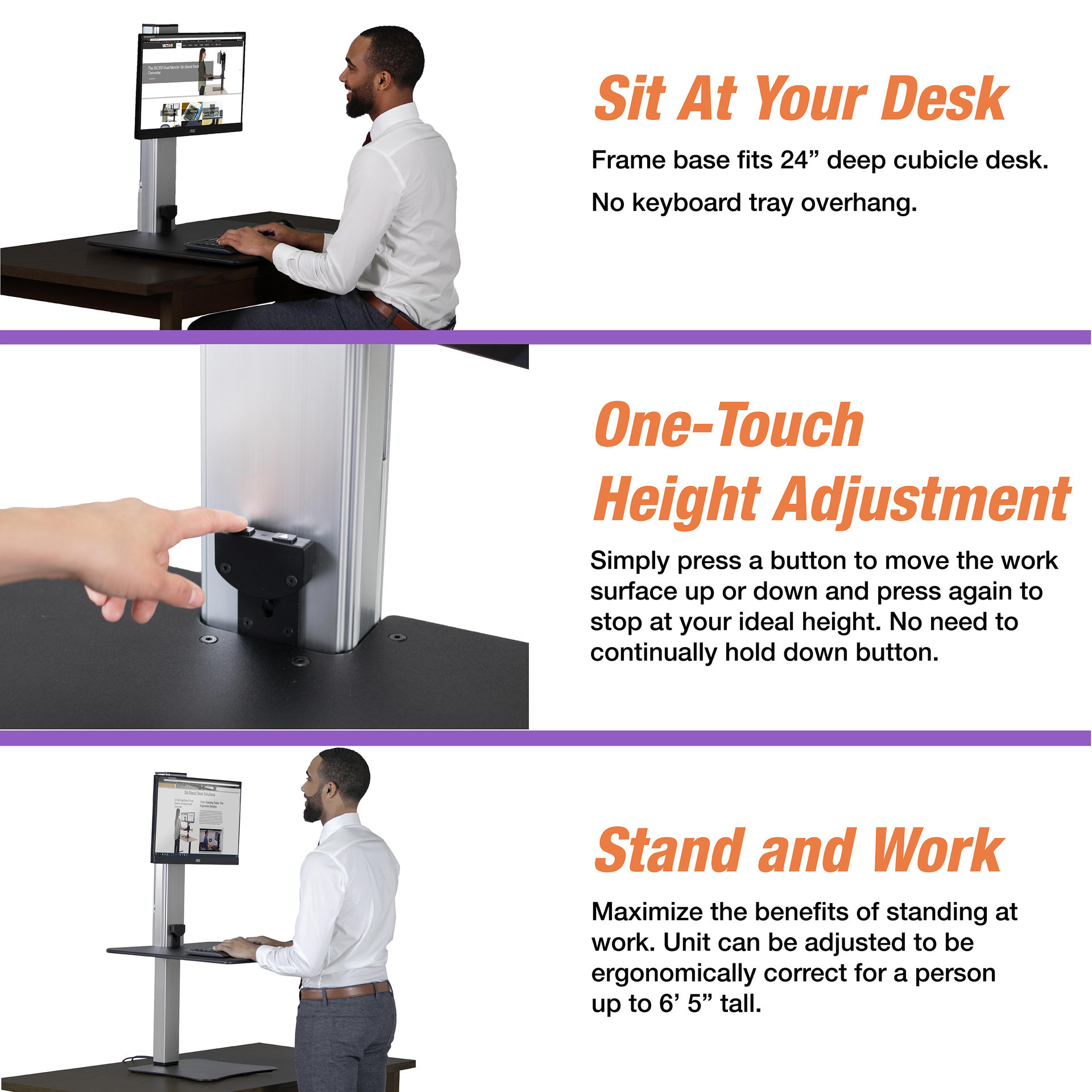 24 Deep Standing Desk