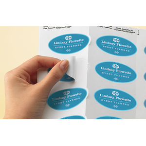 <b>Easy Peel Labels
</b></br>
Peel and apply labels quickly and easily with the patented Pop-up Edge.