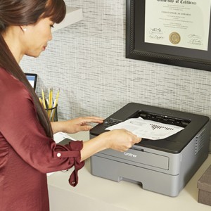 Brother HL-L2350DW Monochrome Compact Laser Printer with Wireless