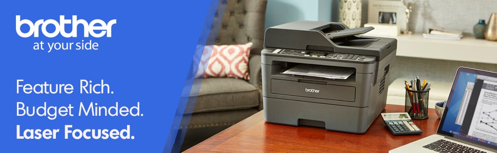Brother MFCL2710DW Monochrome Compact Laser All-in-One Printer