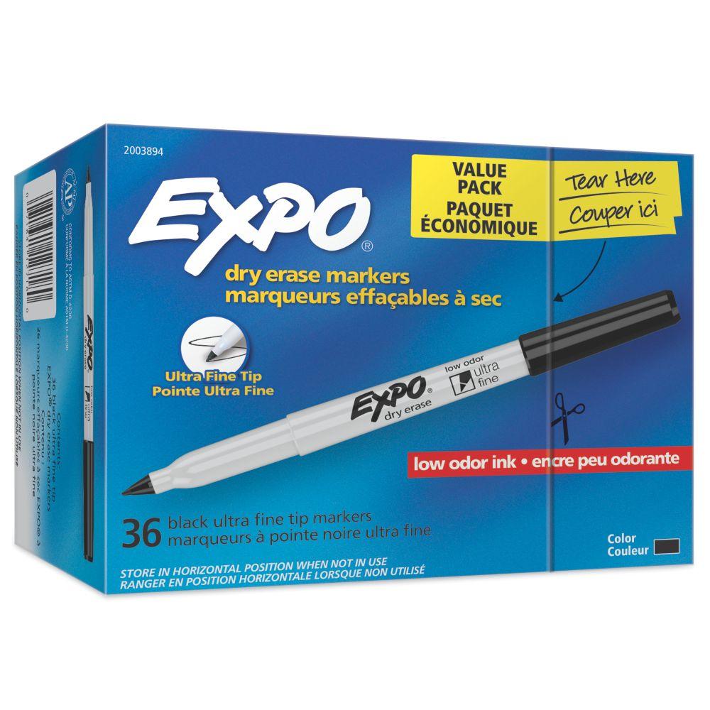 </br> EXPO Low Odor Dry Erase Markers, Ultra Fine Tip 