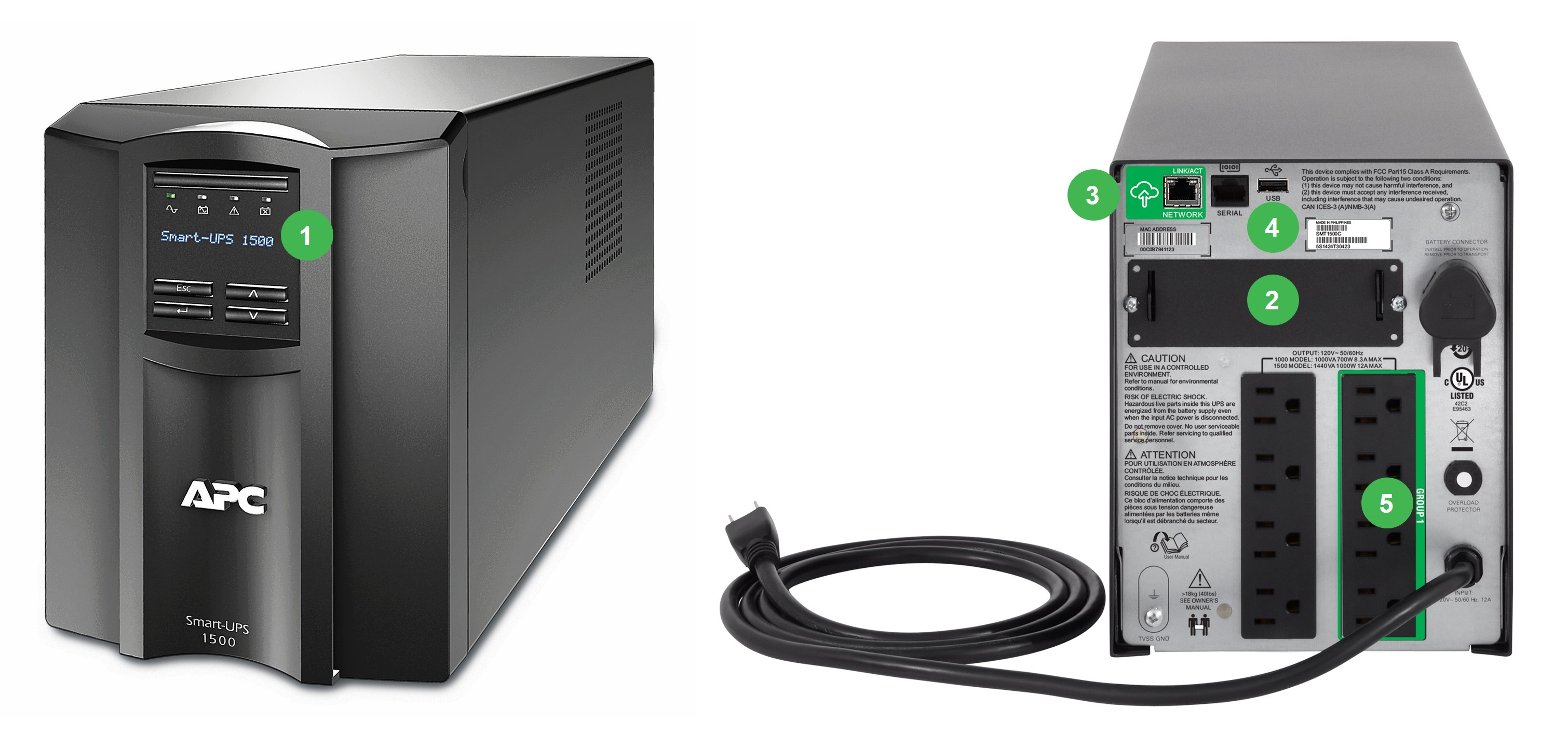 New-Factory Direct - APC Smart-UPS 1500 LCD with SmartConnect (SMT1500C)