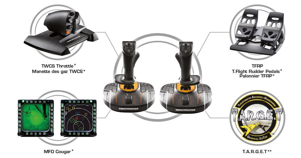 Thrustmaster advanced Flight Simulation Ecosystem 