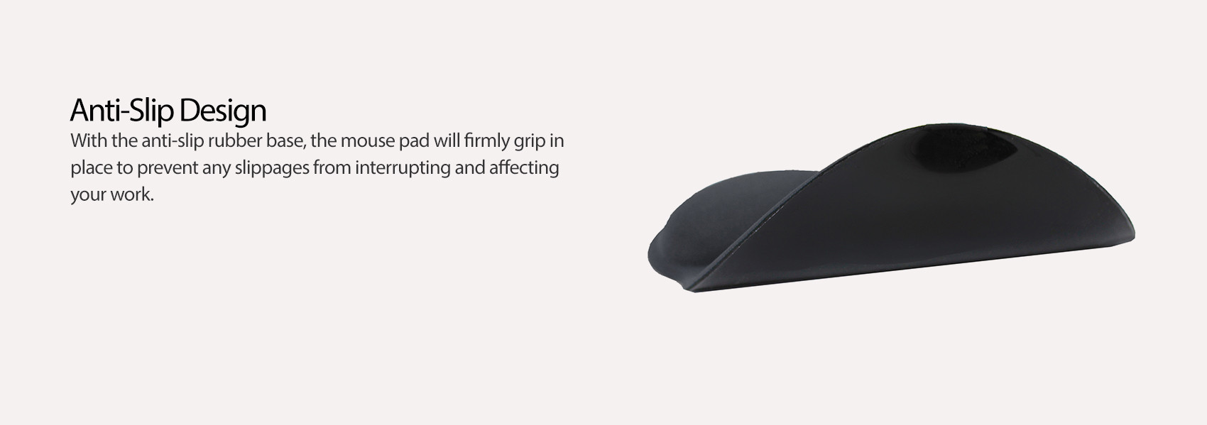 Adesso Truform P200 - Memory Foam Mouse Pad with Wrist Rest