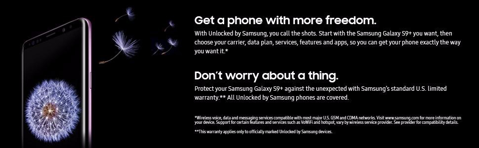 Samsung Galaxy S9 64GB (Unlocked): SM-G960UZBAXAA