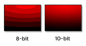 1.074 billion colors for smooth color gradations and detail