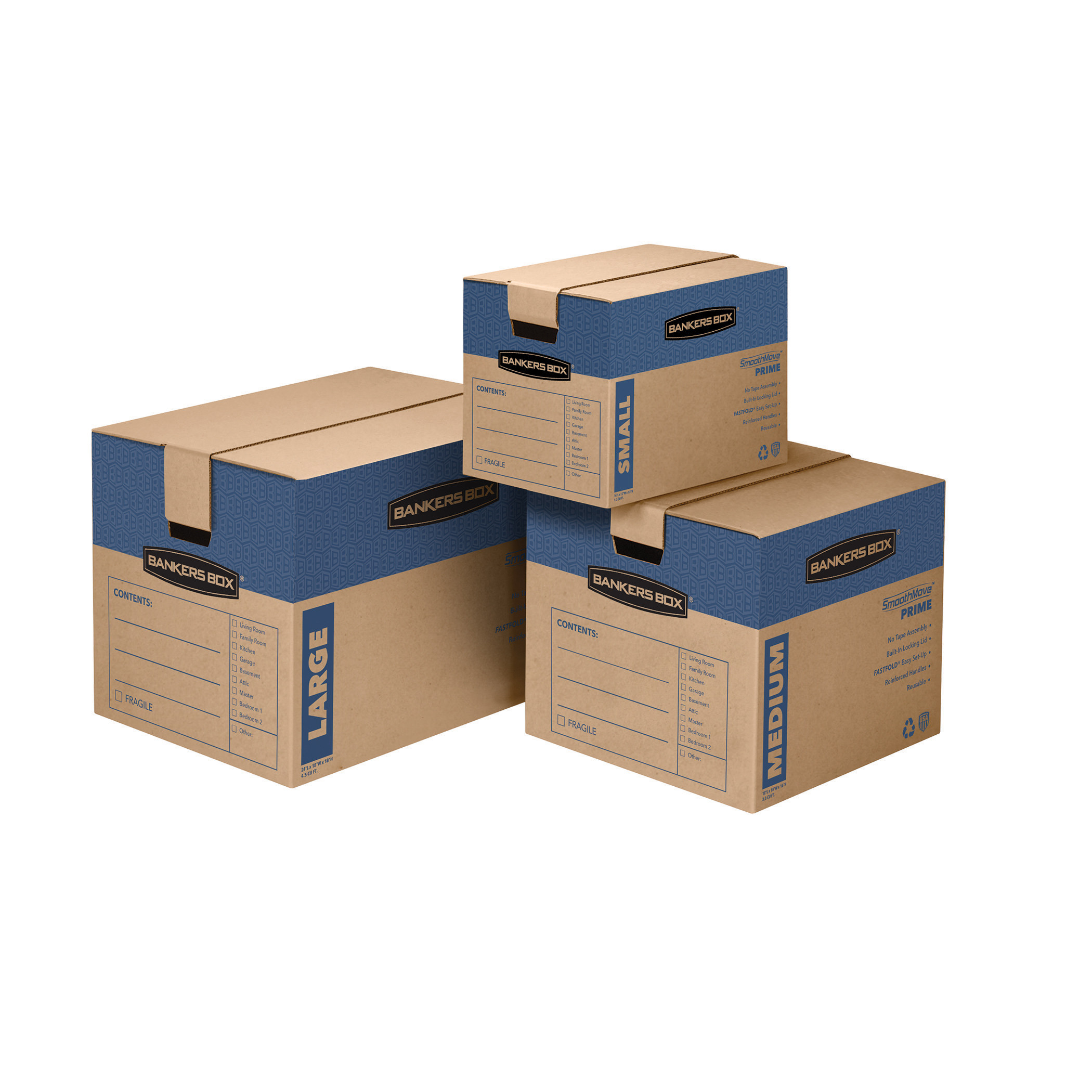 SmoothMove Maximum Strength Moving Boxes by Bankers Box® FEL7710301