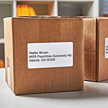 

DYMO LabelWriter shipping labels feature clear, legible text to ensure accurate delivery whether you have a home business or large shipping operation. Suitable for printing bar codes, tracking labels, and much, much more.
