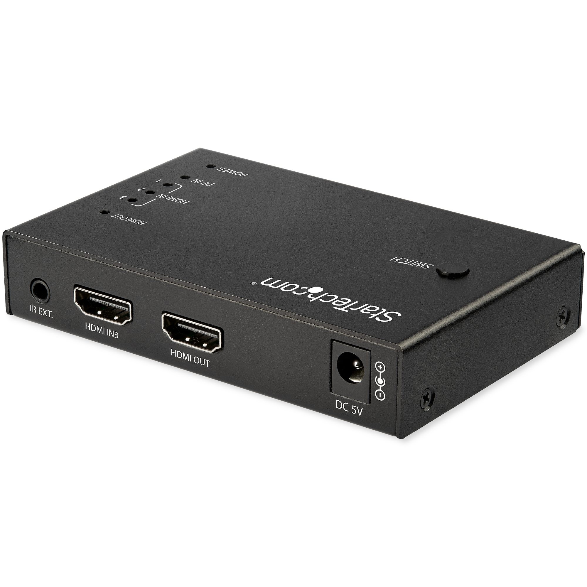Gnaven lunge Forståelse StarTech.com 4 Port HDMI Video Switch - 3x HDMI & 1x DisplayPort - 4K 60Hz  - Multi Port HDMI Switch Box w/ Automatic Switcher (VS421HDDP) - Multi-port  HDMI video switch supports HDMI (
