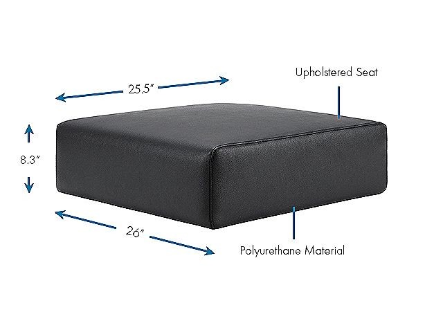 Lorell Upholstered Ottoman