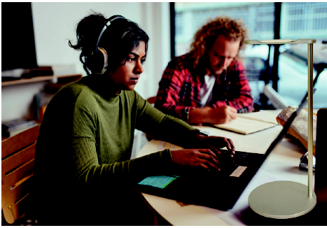 </br>Spracht Silver Headset Stand

