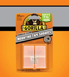 Gorilla Tough & Clear Mounting Tape Squares