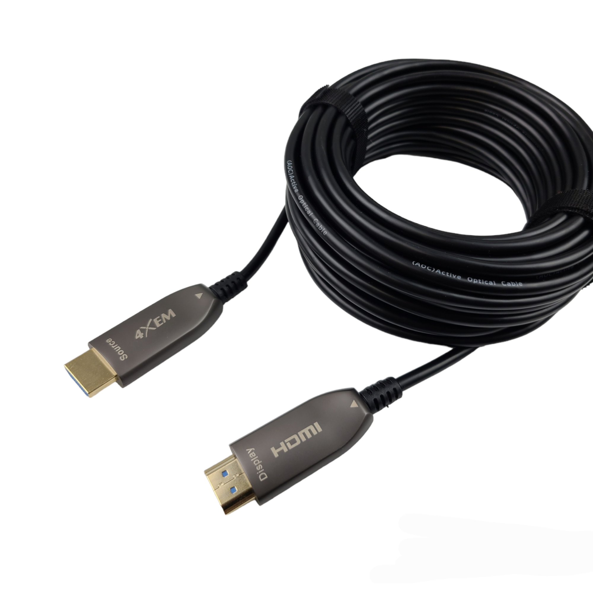 Cable HDMI V2.1 AOC 8K@60Hz 4K@120Hz 48Gbps A/M-A/M, Negro, 100 m