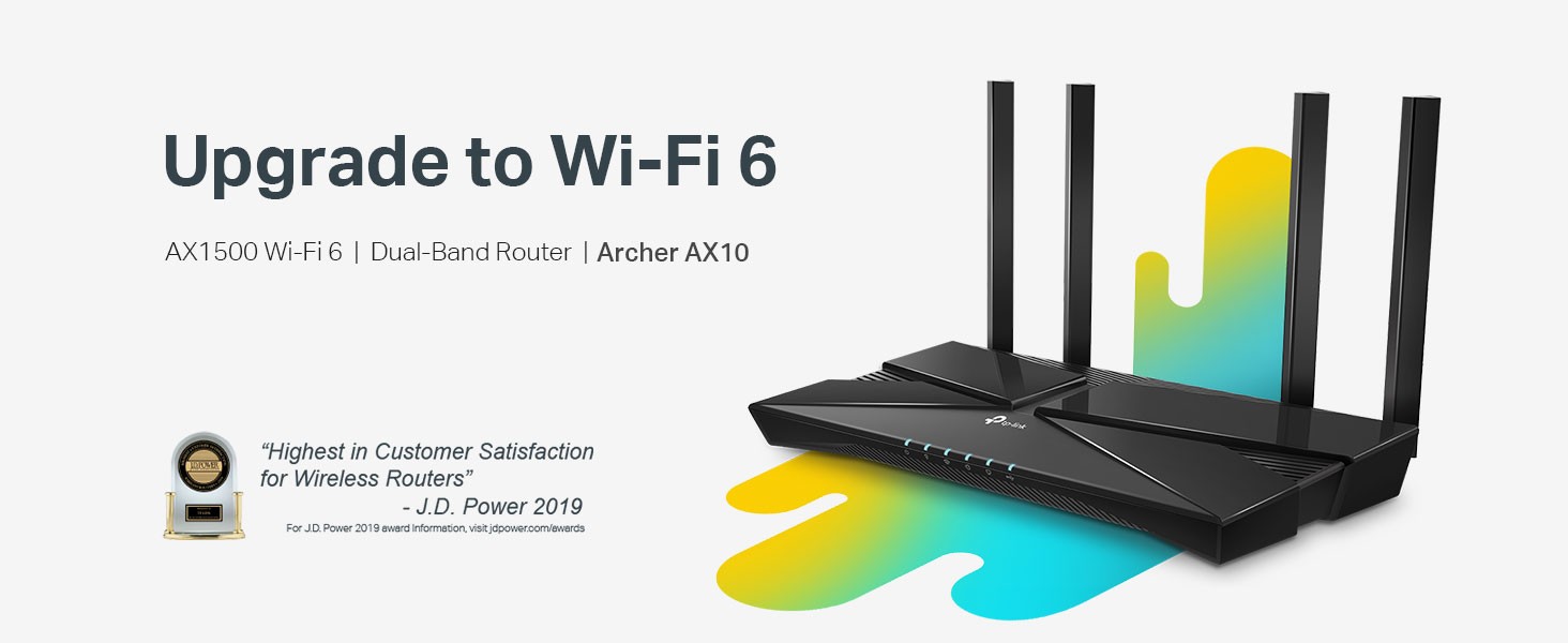 Point d'accès WiFi 6 AX 1500 Mbps Bi-bande Gigabit – Archer AX10